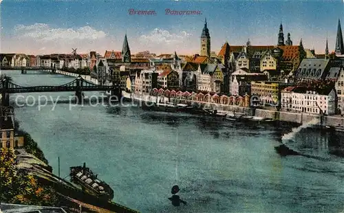 AK / Ansichtskarte Bremen Panorama Bremen