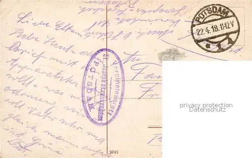 AK / Ansichtskarte Potsdam Garnisonkirche Plantage Potsdam