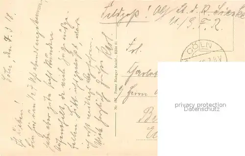 AK / Ansichtskarte Koeln_Rhein Hahnentor Koeln_Rhein