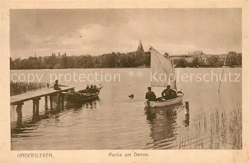 AK / Ansichtskarte Hadersleben_Haderslev Partie am Damm Hadersleben_Haderslev