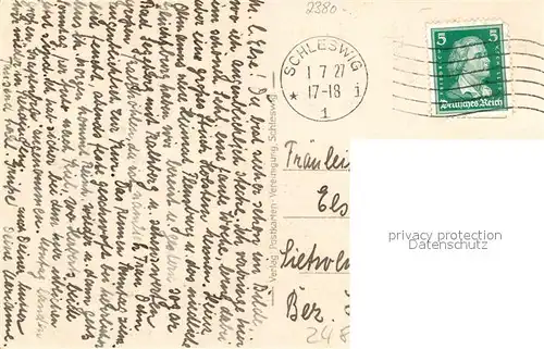 AK / Ansichtskarte Schleswig_Schlei Anlagen bei der Regierung Schleswig_Schlei