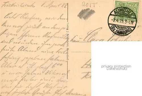 AK / Ansichtskarte Friedrichsruh_Aumuehle Gruftkapelle Friedrichsruh_Aumuehle