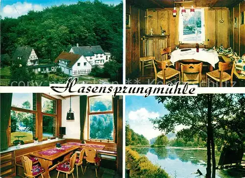 AK / Ansichtskarte Leichlingen_Rheinland Tagungs  und Freizeitheim Hasensprungmuehle Leichlingen_Rheinland