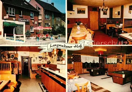 AK / Ansichtskarte Grevenbroich Langwadener Hof Restaurant Grevenbroich