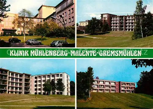 AK / Ansichtskarte Malente Gremsmuehlen Klinik Muehlenberg Malente Gremsmuehlen