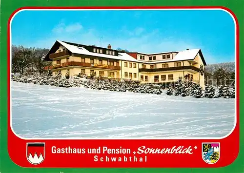 AK / Ansichtskarte Schwabthal Gasthaus Pension Sonnenblick Schwabthal