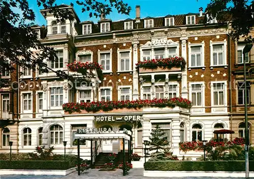 AK / Ansichtskarte Braunschweig Hotel zur Oper Braunschweig