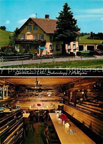 AK / Ansichtskarte Scheidegg_Allgaeu Gaestehaus Uli Scheidegg Allgaeu
