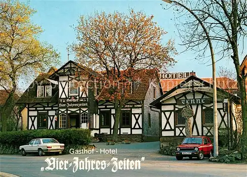 AK / Ansichtskarte Bad_Koenigshofen Hotel Gasthaus Vier Jahreszeiten Bad_Koenigshofen
