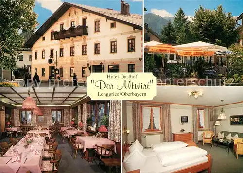AK / Ansichtskarte Lenggries Hotel Gasthaus Der Altwirt Lenggries