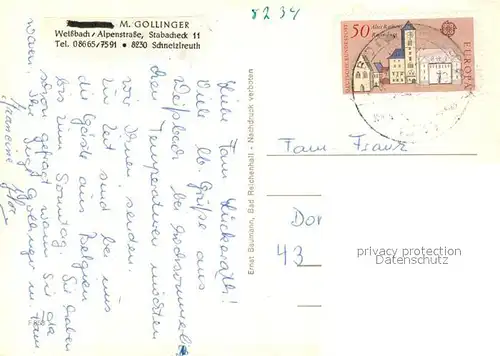 AK / Ansichtskarte Schneizlreuth M. Goellinger Laden  Schneizlreuth