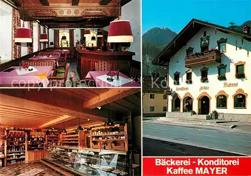 AK / Ansichtskarte Flintsbach_Inn Konditorei Cafe Mayer Flintsbach Inn
