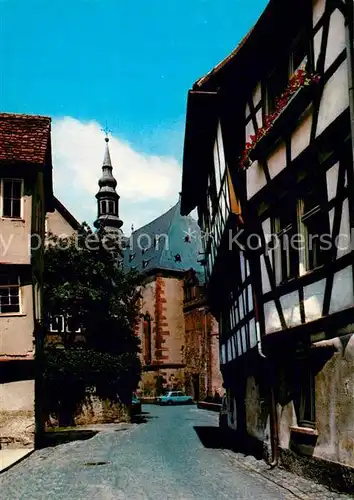 AK / Ansichtskarte Buedingen_Hessen Kirchgasse Buedingen Hessen