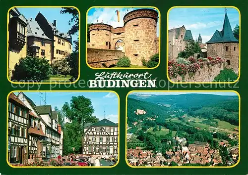 AK / Ansichtskarte Buedingen_Hessen Stadttore Stadtansichten Panorama Buedingen Hessen