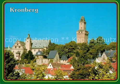AK / Ansichtskarte Kronberg_Taunus Panorama Schloss Burgturm Kronberg Taunus