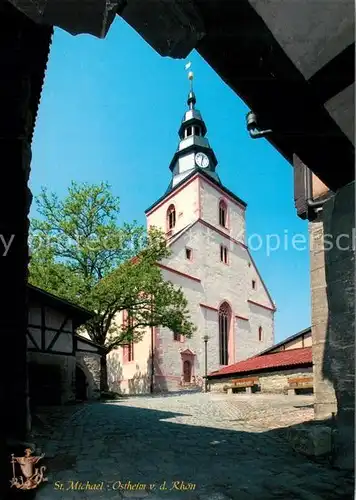 AK / Ansichtskarte Ostheim_Rhoen Kirchenburg Sankt Michael Ostheim_Rhoen