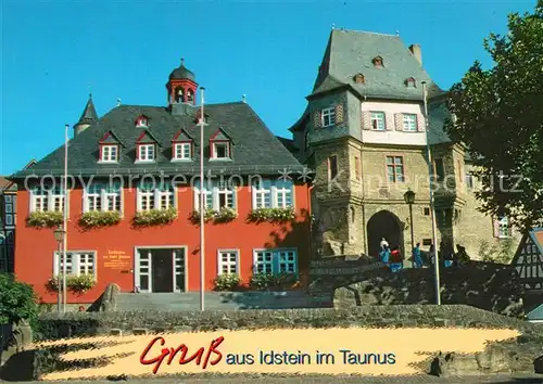 AK / Ansichtskarte Idstein Deutsche Fachwerkstrasse Rathaus Idstein