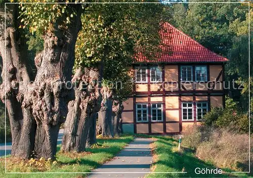 AK / Ansichtskarte Goehrde Altes Zollhaus Goehrde