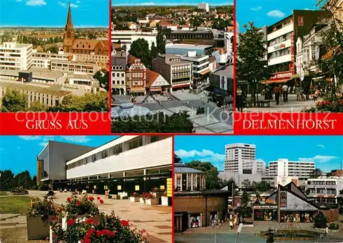 AK / Ansichtskarte Delmenhorst Rathaus Stadtansichten Kirche Delmenhorst