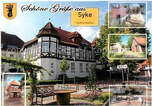 AK / Ansichtskarte Syke Kreishaus  Syke