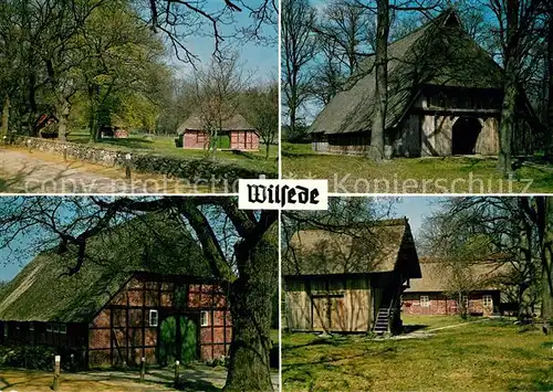 AK / Ansichtskarte Wilsede_Lueneburger_Heide Fachwerkhaeuser Wilsede_Lueneburger_Heide