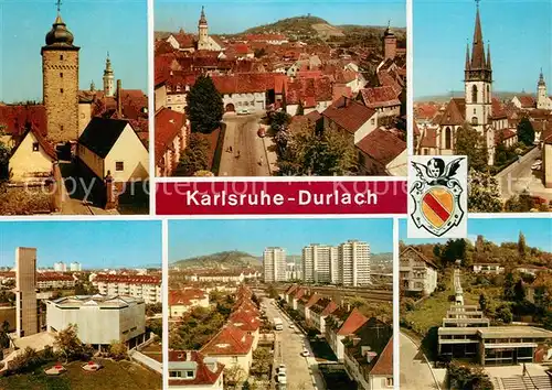 AK / Ansichtskarte Durlach Stadttor Kirche Stadtansichten Durlach