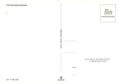 AK / Ansichtskarte Durlach Stadttor Kirche Stadtansichten Durlach