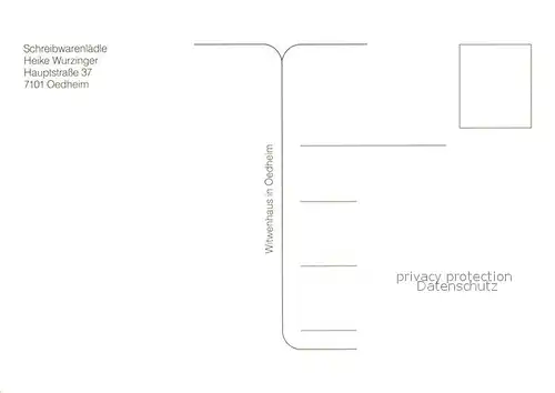 AK / Ansichtskarte Oedheim Witwenhaus Oedheim