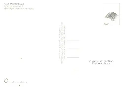 AK / Ansichtskarte Oberderdingen Torbogen Amthof Oberderdingen