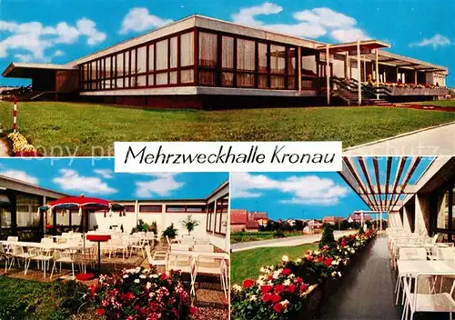 AK / Ansichtskarte Kronau_Baden Mehrzweckhalle Kronau_Baden