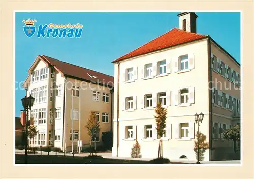 AK / Ansichtskarte Kronau_Baden Rathaus Kronau_Baden