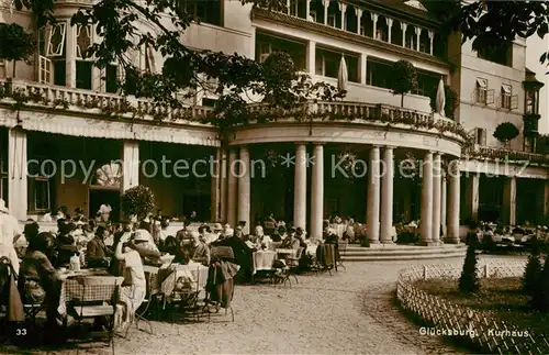 AK / Ansichtskarte Gluecksburg_Ostseebad Kurhaus Gluecksburg_Ostseebad