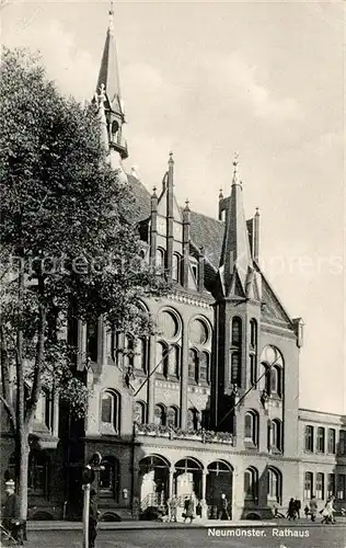 AK / Ansichtskarte Neumuenster_Schleswig Holstein Rathaus Neumuenster