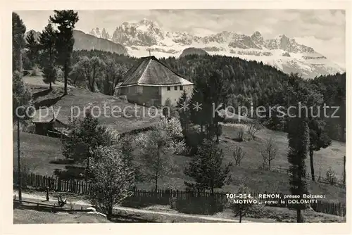 AK / Ansichtskarte Renon_Ritten Panorama Dolomiten Renon Ritten