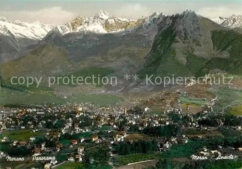 AK / Ansichtskarte Meran_Merano Panorama Meran Merano