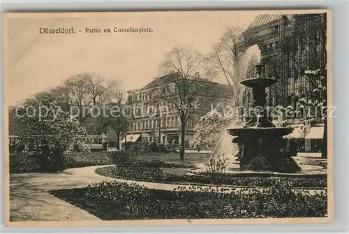 AK / Ansichtskarte Duesseldorf Corneliusplatz Duesseldorf