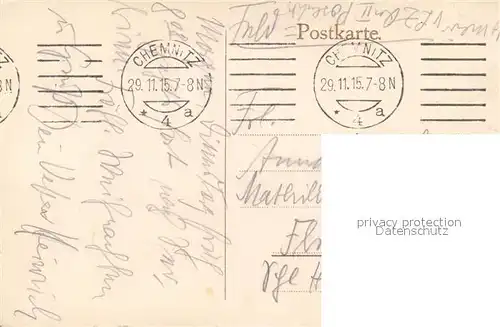 AK / Ansichtskarte Chemnitz Koenig Albert Museum Stadttheater Petrikirche Chemnitz