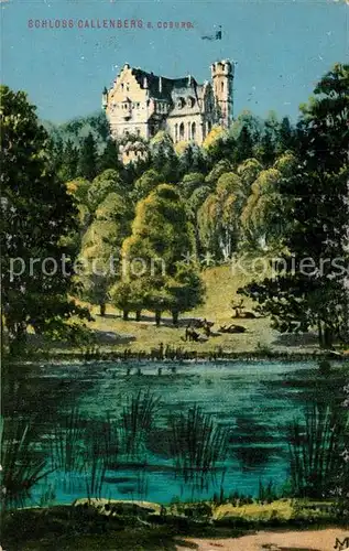 AK / Ansichtskarte Coburg Schloss Callenberg Coburg