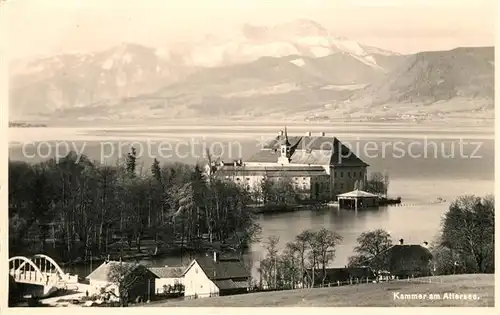 AK / Ansichtskarte Kammer_Attersee Schloss Alpen Kammer Attersee