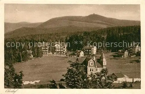 AK / Ansichtskarte Oberhof_Thueringen Parkhotel Wuenscher Blick nach dem Schneekopf Hoehenluftkurort Wintersportplatz Oberhof Thueringen