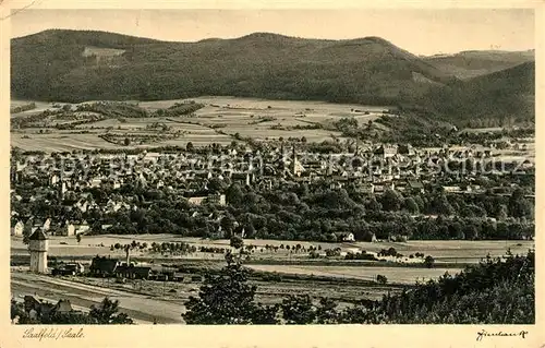 AK / Ansichtskarte Saalfeld_Saale Panorama Thueringer Wald Saalfeld_Saale