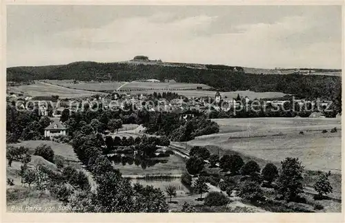 AK / Ansichtskarte Bad_Berka Landschaftspanorama Blick von Sueden Bad_Berka