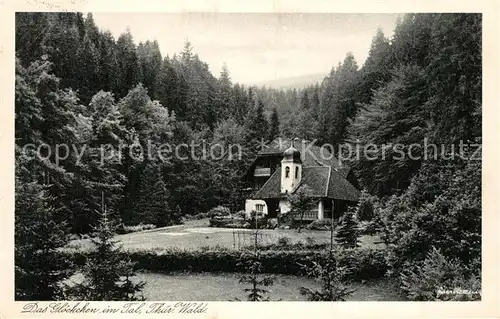 AK / Ansichtskarte Oberhof_Thueringen Das Gloeckchen im Tal Thueringer Wald Oberhof Thueringen