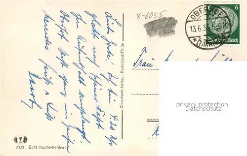 AK / Ansichtskarte Oberhof_Thueringen Das Gloeckchen im Tal Thueringer Wald Oberhof Thueringen