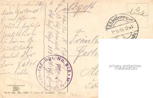 AK / Ansichtskarte Nervi Panorama Nervi