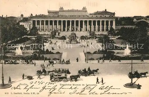 AK / Ansichtskarte Berlin Kgl Museum im Lustgarten Berlin