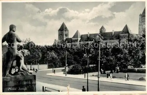 AK / Ansichtskarte Posen_Poznan Schloss Posen Poznan