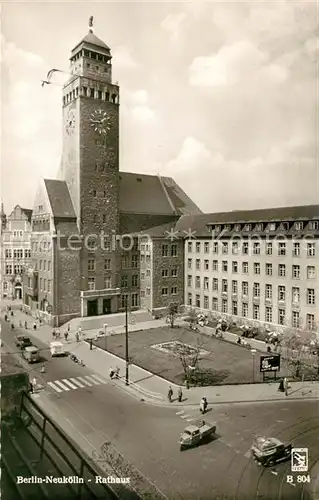 AK / Ansichtskarte Neukoelln Rathaus Neukoelln