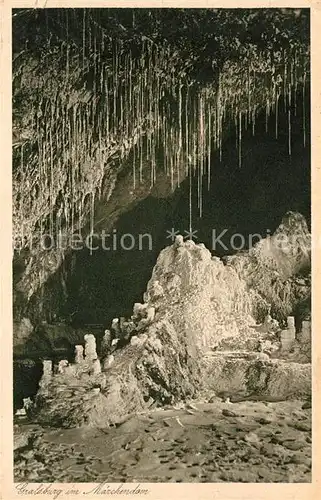 AK / Ansichtskarte Saalfeld_Saale Feengrotten Gralsburg im Maerchendom Saalfeld_Saale