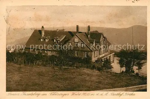 AK / Ansichtskarte Grosser_Inselsberg Gasthof Gotha Grosser Inselsberg